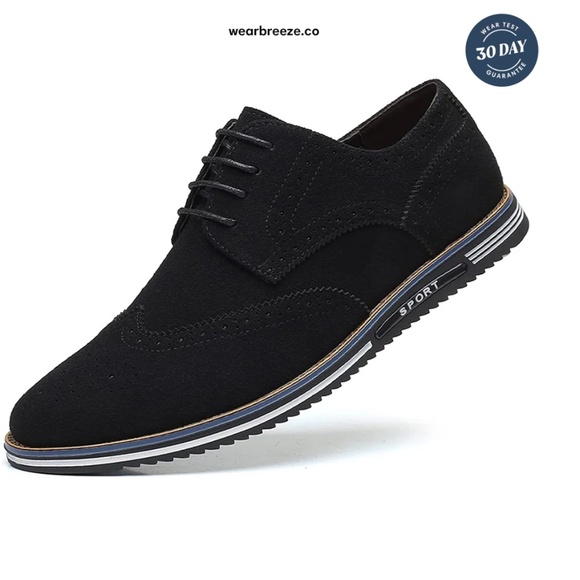 Mens BREEZE Shoes, Derby Ultra Comfortable 11.5, Black - Picture 1 of 2
